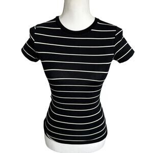 NWT WeWoreWhat Stripped Fitted Crewneck | X-Small